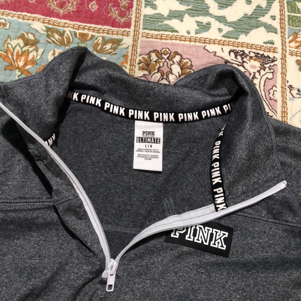 Gray and white track jacket - Picture 3 of 4